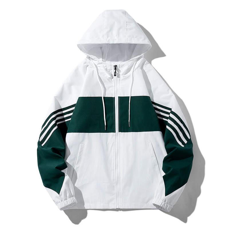 Chaqueta con Capucha al Aire Libre para Hombre de Poliéster Transpirable, A Prueba de Viento para Actividades al Aire Libre image 9