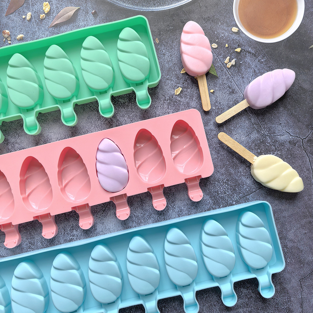 8 gotas de agua 498 helado helado silicona molde de hielo DIY pudín accesorios de pastel herramientas de horneado