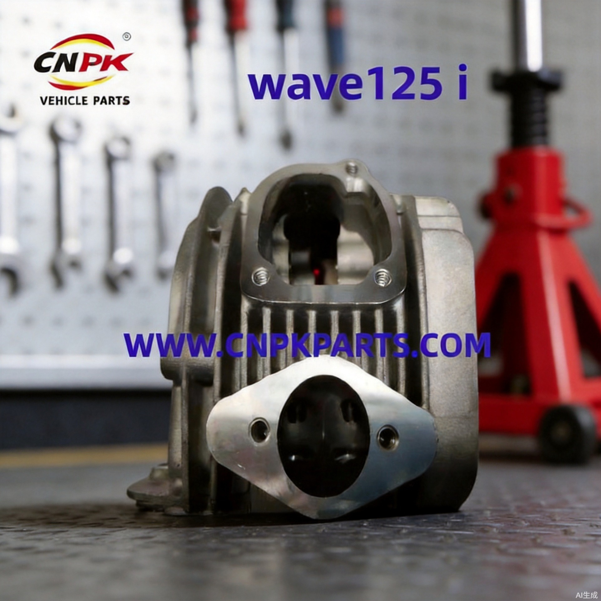 Exclusively for export: WAVE125I cylinder head, motorcycle engine parts, compatible with various three-wheeled vehicles, available in bulk