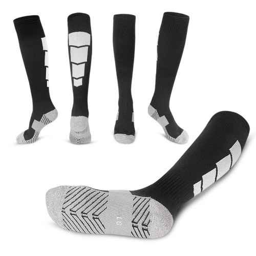 Football socks, stockings, adult thickened non-slip towel bottom sports socks, breathable towel socks