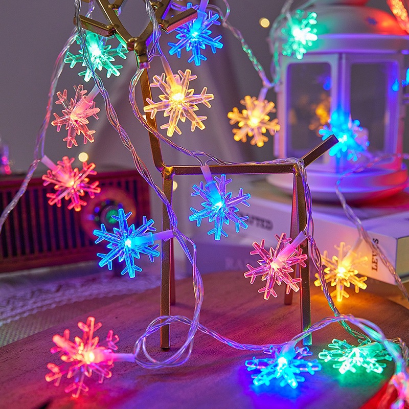 Lámpara de estrellas LED lámpara de color lámpara solar al aire libre camping atmósfera de navidad decoración lámpara de cadena de lámpara