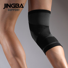 JINGBA Knee Support Nylon Pressure-ventilated Basketball Cycling Hiking Football Running Outdoor Sports Protective Wholesale