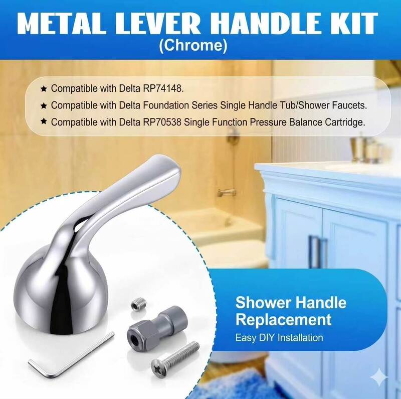 Compatible with Delta Bathroom Shower Product Handle Rp74148