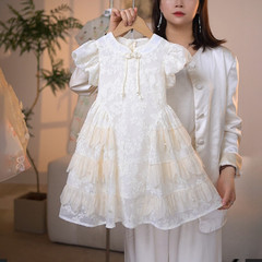 Girls' Summer Dress 2024 New Arrival Children's National Style Cheongsam Dress for Girls, Chinese Traditional Style Summer Princess Dress
