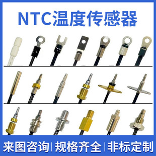 Pt100 Temperature Sensor 10K High Temperature Resistant Thermistor Air Conditioning Temperature Sensor Temperature Measurement Probe Waterproof