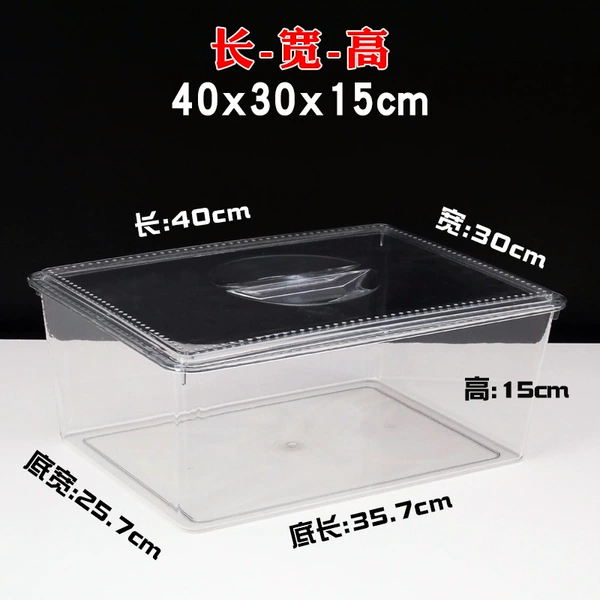 ☆✷Length 40cm, width 30cm, height 15cm, transparent with cover☆✷