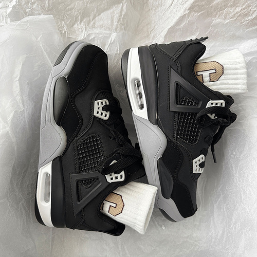 Shoes for men ins spring new retro thick-soled air-cushion basketball shoes ulzzang campus students versatile sports shoes
