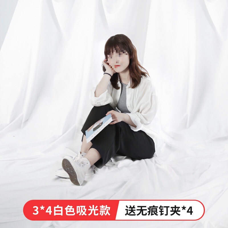 白い写真撮影の背景紙静物画白い紙 PVC 背景ボード製品撮影布スタジオレイアウト小道具白|undefined