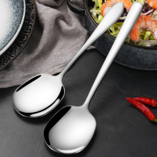 5厘加厚不锈钢分菜公勺家用分餐勺分菜勺大号酒店餐厅公用勺子