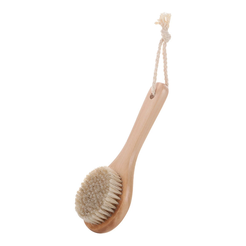 Amazon Cross-border Bristle Brush Massage, Bathing Brush Handburse Bath Brush Brush Round Bath Brush Brush Hemu Bath Brush
