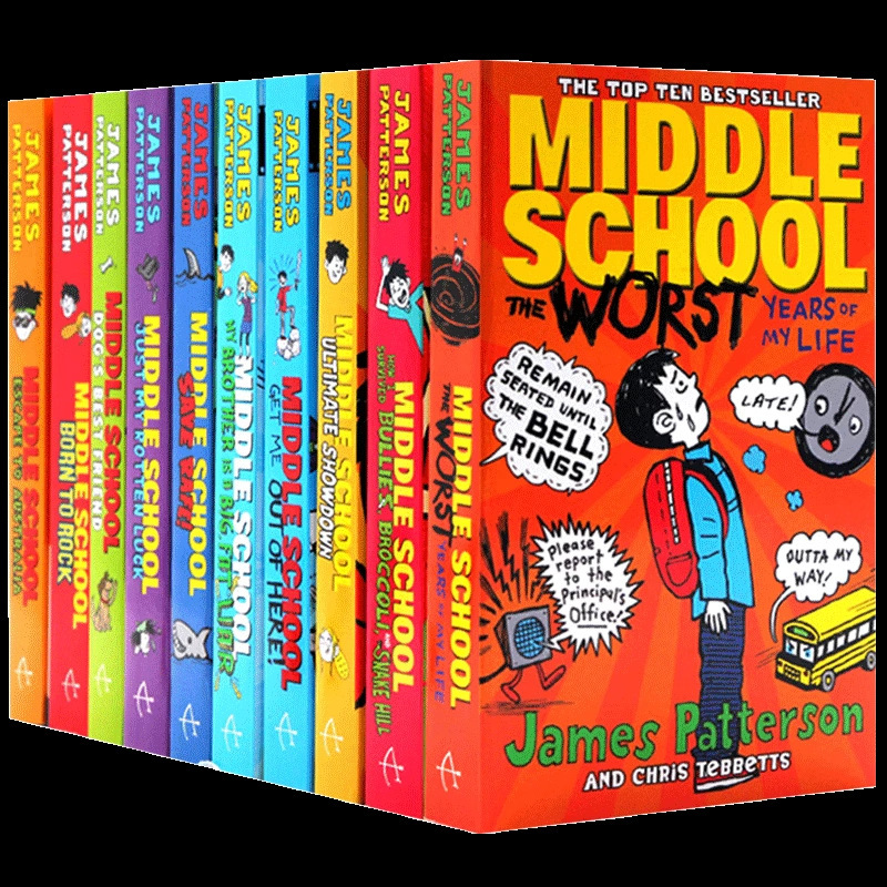 It's not easy to go to School Middle School hell high School life film original campus growth novel 10 volumes