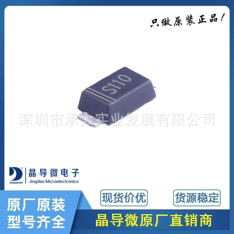 晶导微电子 DS110W Package SOD-123FL Schottky Barrier Rectifier Diode Original