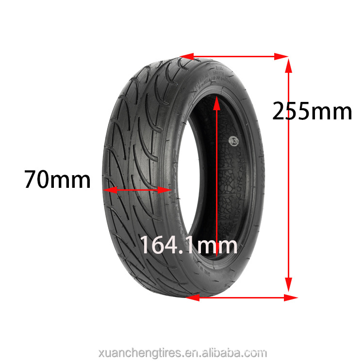 小米9号平衡车轮胎70/65-6.5真空胎10寸加厚真空外胎10X3.0-6.5