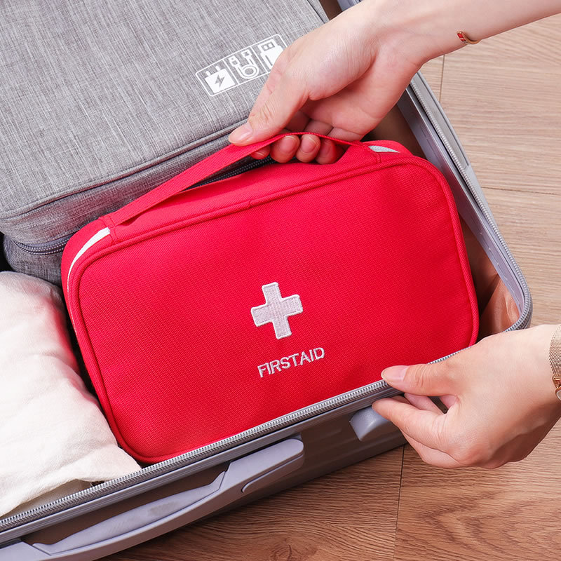 Kit médico de emergencia para exteriores, botiquín de primeros auxilios portátil para coche, kit portátil grande para prevención de epidemias, bolsa protectora para almacenamiento de medicamentos