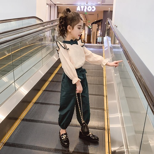Girl's Fashion Outfit Spring New Stylish Mid-child Spring and Autumn Trendy Girl Spring Clothes 10 Years Old