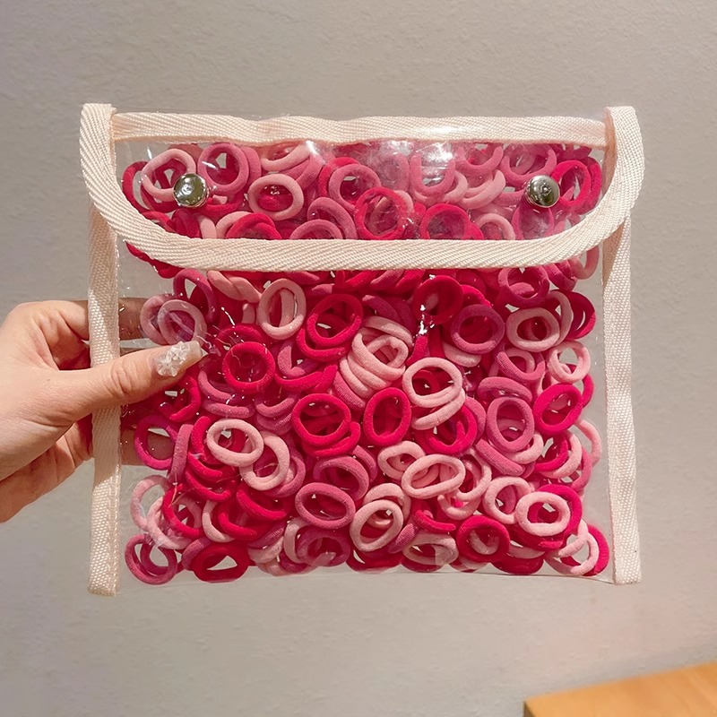 2025 nuevo elástico para niños no daña cabello de cabello de cabello de cabello de alta elasticidad para niñas anillo de cabello de bebé