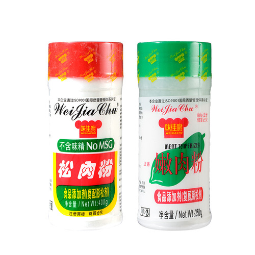 Weijiachu meat tenderizer 250g marinated pork, mutton and beef kebab meat products loose meat tenderizer commercial