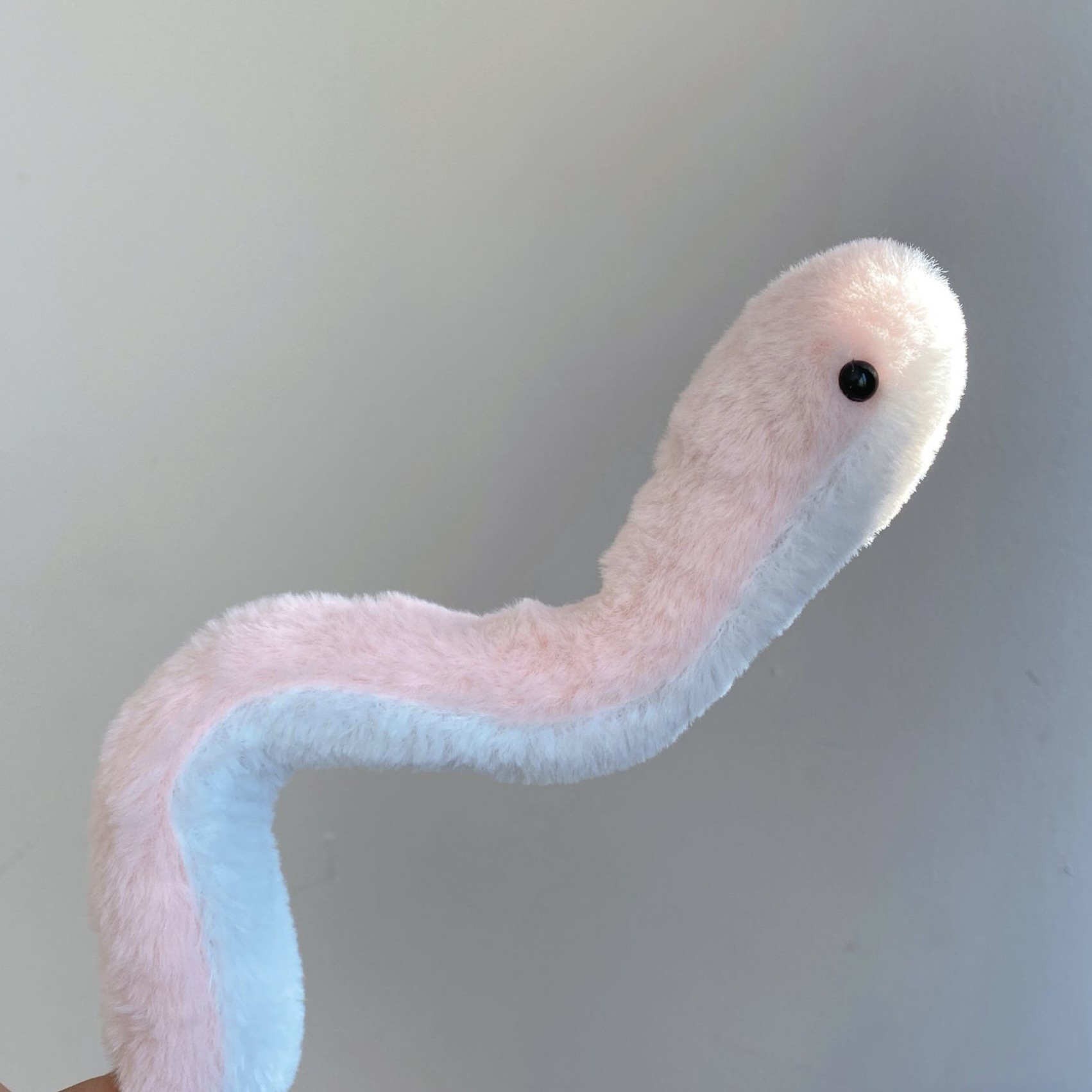 Cute muñeca serpiente azul 2025 año de la serpiente mascota muñeca de tela muñeca creativa muñeca extraña