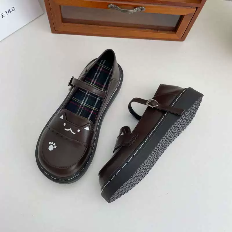 Летняя милая обувь для кожаной обуви для учащихся начальных классов, японская школьная форма, стиль lolita, на удачу