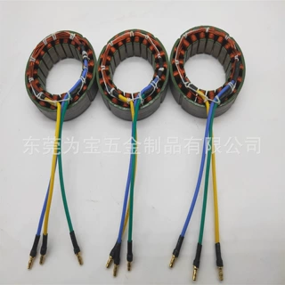 定电动机转子线切割专业加工铁芯打样涂覆手工绕线节能高效电机