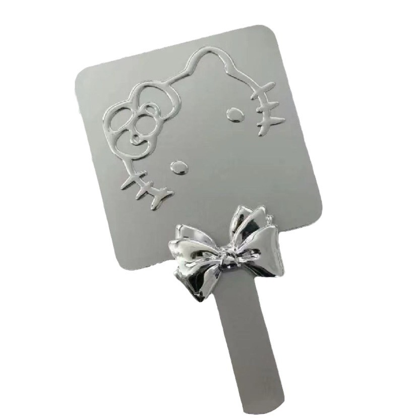 Nuevo gato gatito mango espejo de maquillaje espejo de maquillaje conveniente de alta calidad espejo de maquillaje pequeño espejo de mano espejo de maquillaje