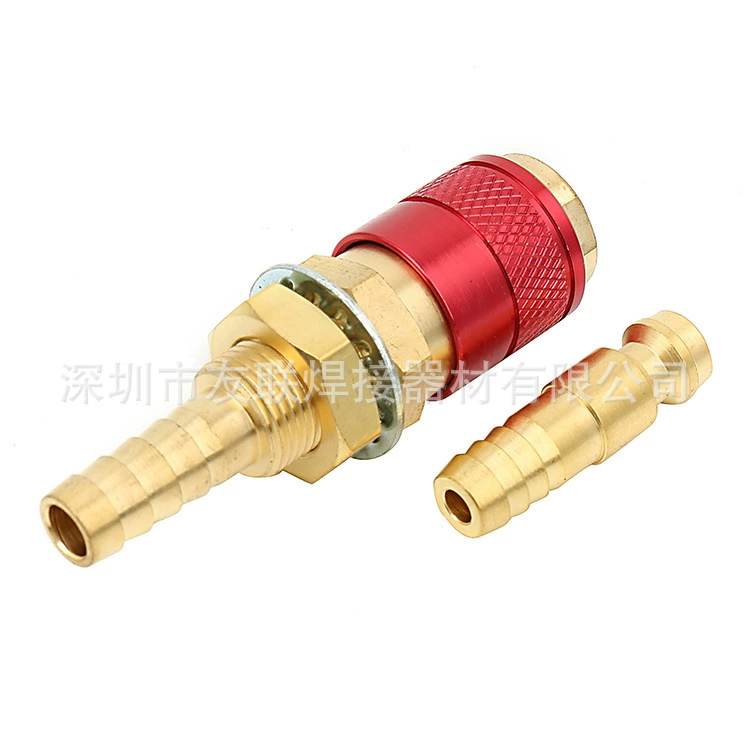 Сварочный аппарат M8, быстросъемный, красный сварочный пистолет с водяным охлаждением, резервуар для охлаждающей воды, разъем для оборудования с водяным охлаждением, 8 мм, специальный источник перекрестного входа
