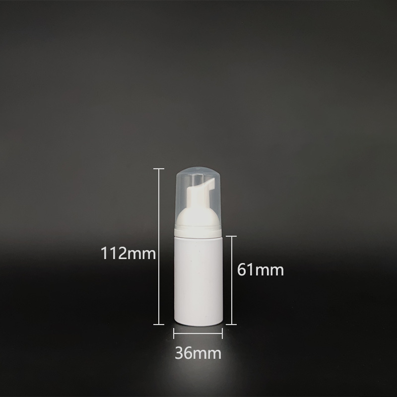 30ml(YZ-53);30 botella blanca de oro rosa bomba cubierta transparente; pet