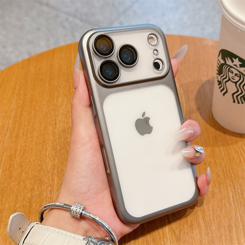 适用苹果17promax电镀磨砂PC手机壳iPhone17肤感UV准分子硬壳批发|undefined