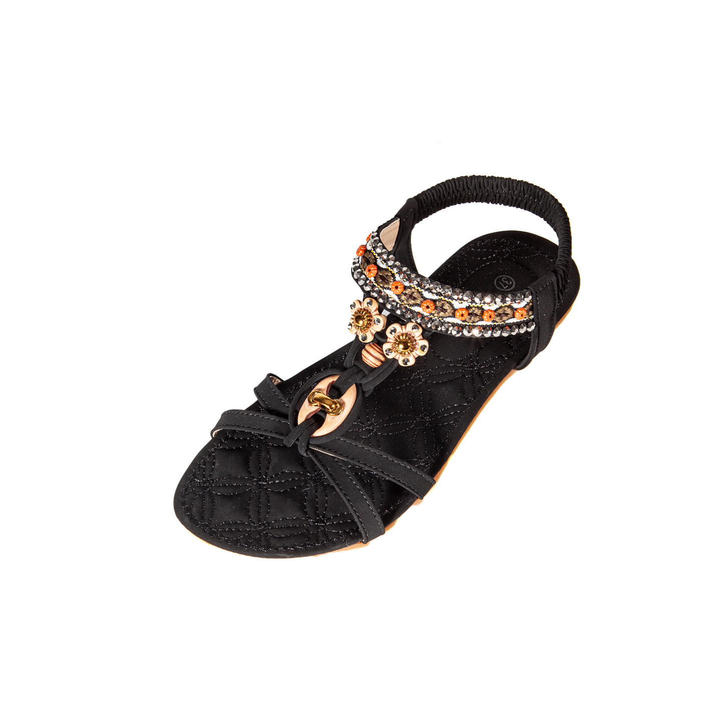 Bohemian Women's Beach Sandals, Comfortable Summer Footwear_voghion.com