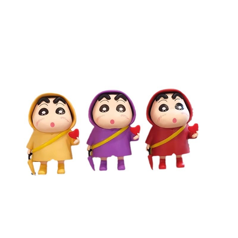 비옷 크레용 신-새로운 장식품 데스크탑 장식 손으로 만든 거실 미니 귀여운 인형 치유 어린이 생일 선물