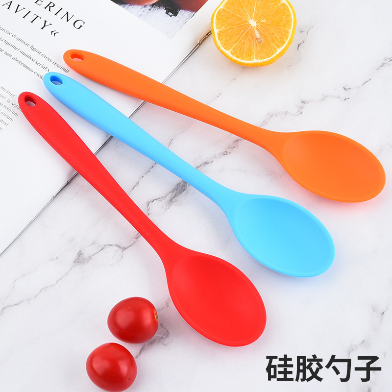 Herramienta para hornear raspador de silicona sartén antiadherente pastel de crema especial cuchara poco profunda pala T spot