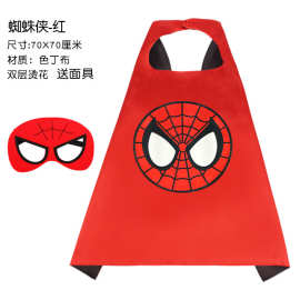 万圣节儿童披风漫威超级英雄绿巨人蜘蛛侠成人表演出cosplay服装