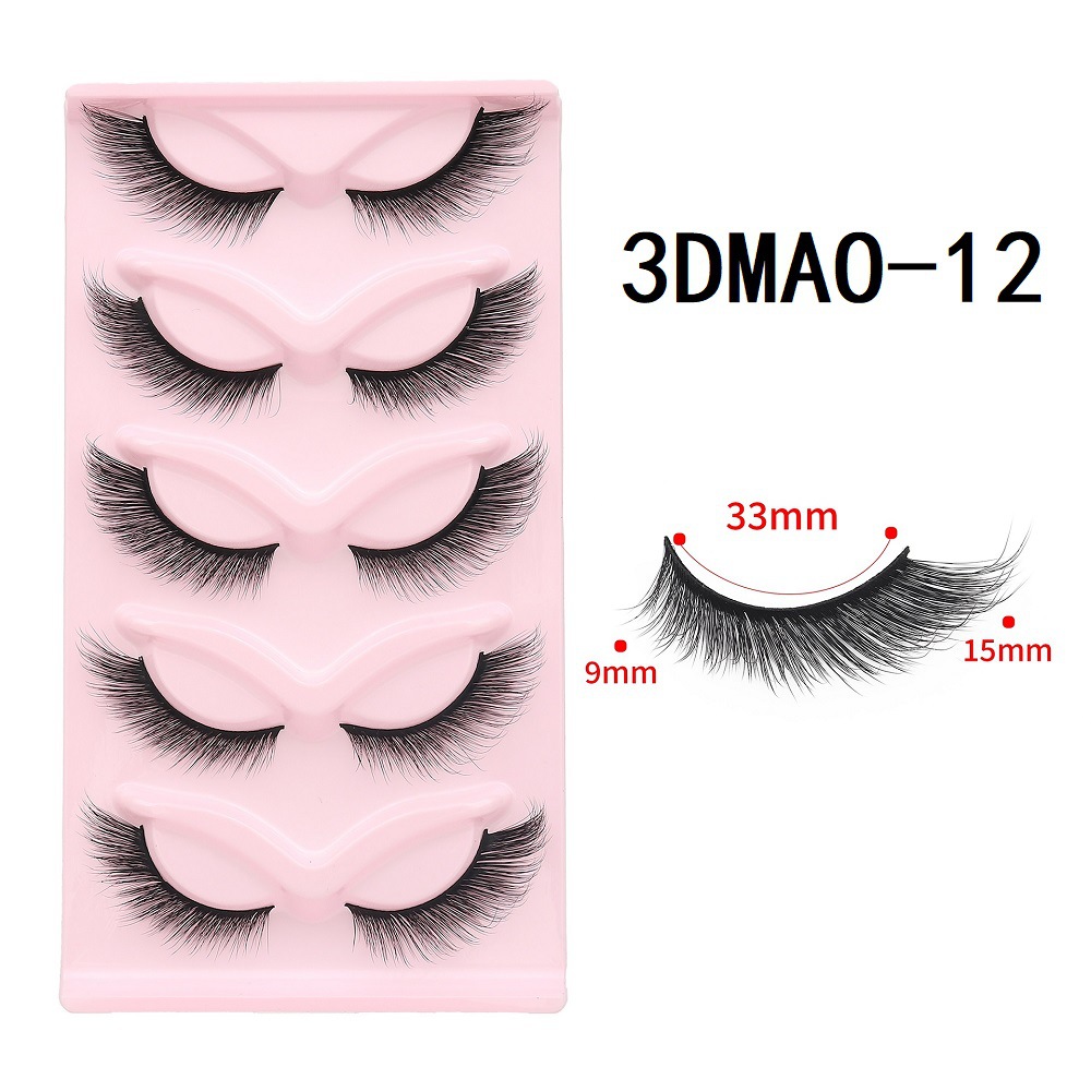 Simple Style Solid Color Plastic False Eyelashes 1 Piece display picture 6