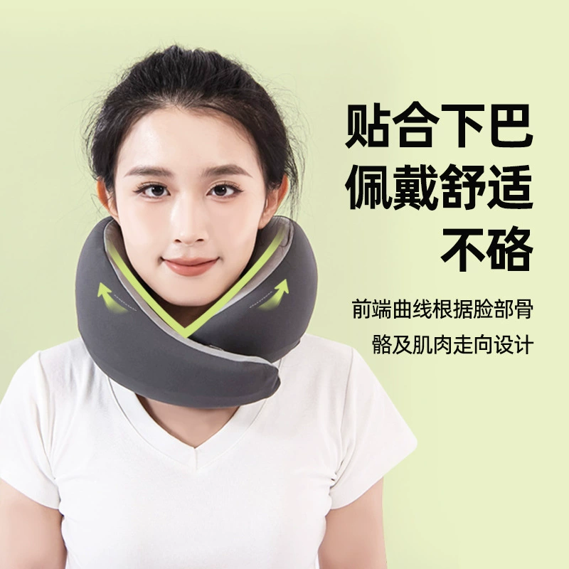 Handheld pillow for traveling, airplane for sleep, ostrich, with neck protection