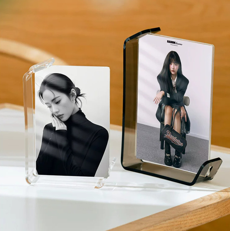 Colorful acrylic photo frame 6inch Creative tabletop ins-style rectangular transparent picture frame poster desktop photo holder Colorful acrylic photo frame 6inch Creative tabletop ins-style rectangular transparent picture frame poster desktop photo holder