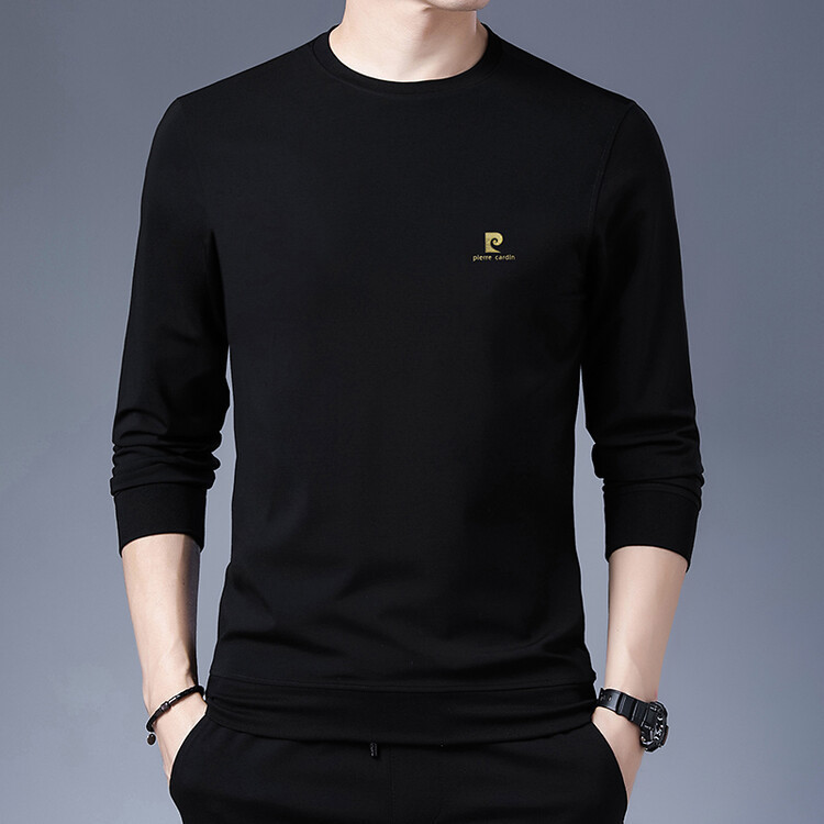 Middle-Aged Men's T-Shirt Spring & Fall 2025 New Loose Casual Dad's Bottoming Shirt Sweatshirt Top Drop Shipping