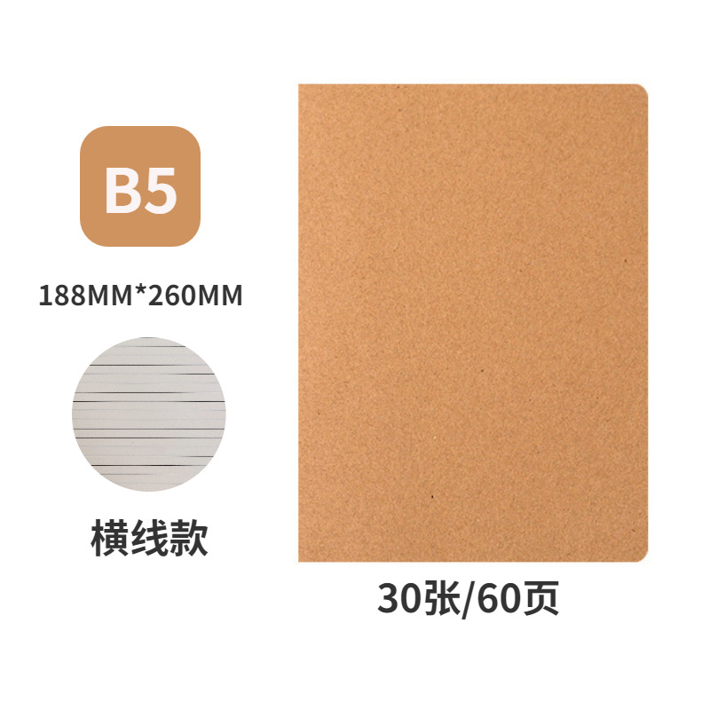 B5(소가죽색) 가로선