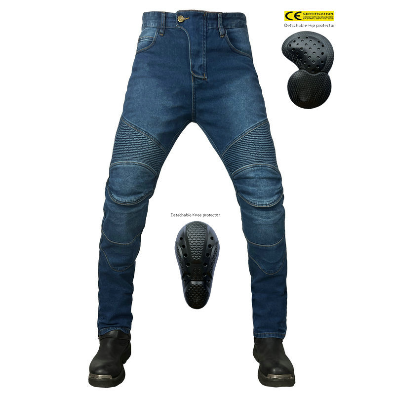 Pantalones de Motociclismo VOLERO Retro para Ciclismo Todoterreno, para Todas las Estaciones, para Viajar al Trabajo, Elásticos, para Carreras, para Hombre