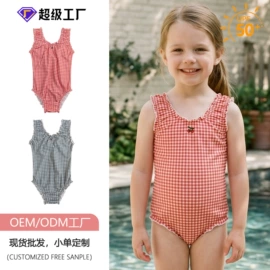 儿童泳衣;儿童帽;连体泳衣