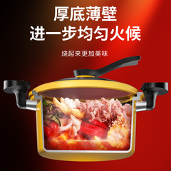 Yellow Duck Mini Pressure Cooker with Dual-Ear Micro-Pressure Cooker, Household Mini Pot Multifunctional Soup Pot, Fast Steaming and Boiling Pot, Hot Pot