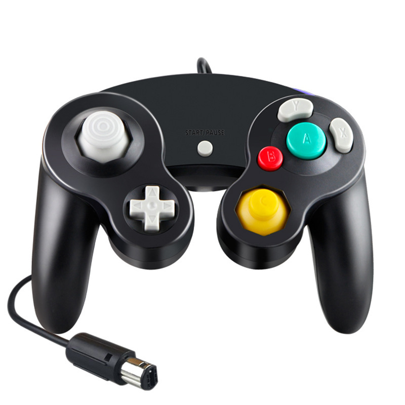 Suitable for Ngc/Will Wired Controller, Classic Retro Controller, Console Port Controller with Single-Point Vibration