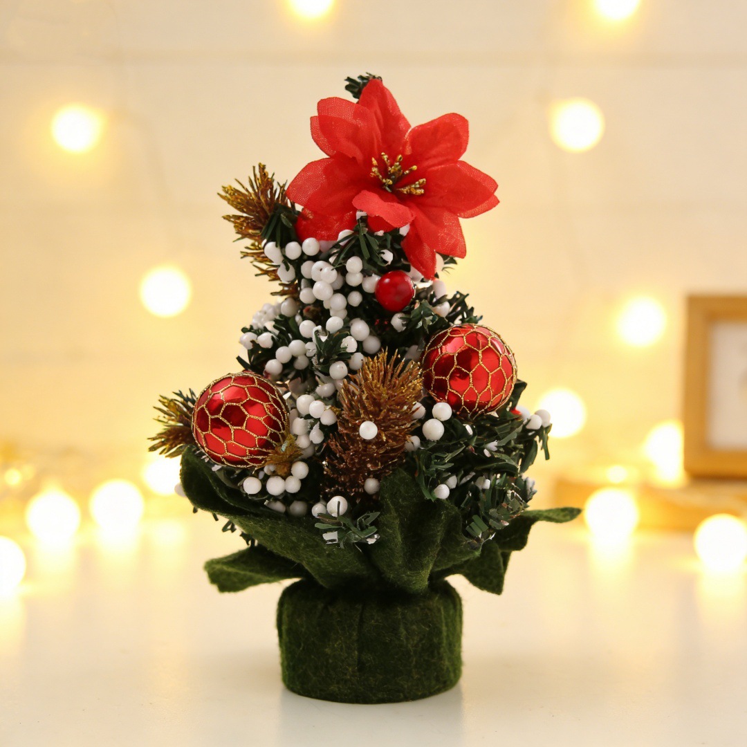 Árbol de joyería 20cm mini árbol decorativo de Navidad FESTIVAL DE Navidad centro comercial actividad decoraciones escritorio pequeño árbol