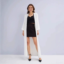 女式针织衫;毛衣;女式貂绒衫