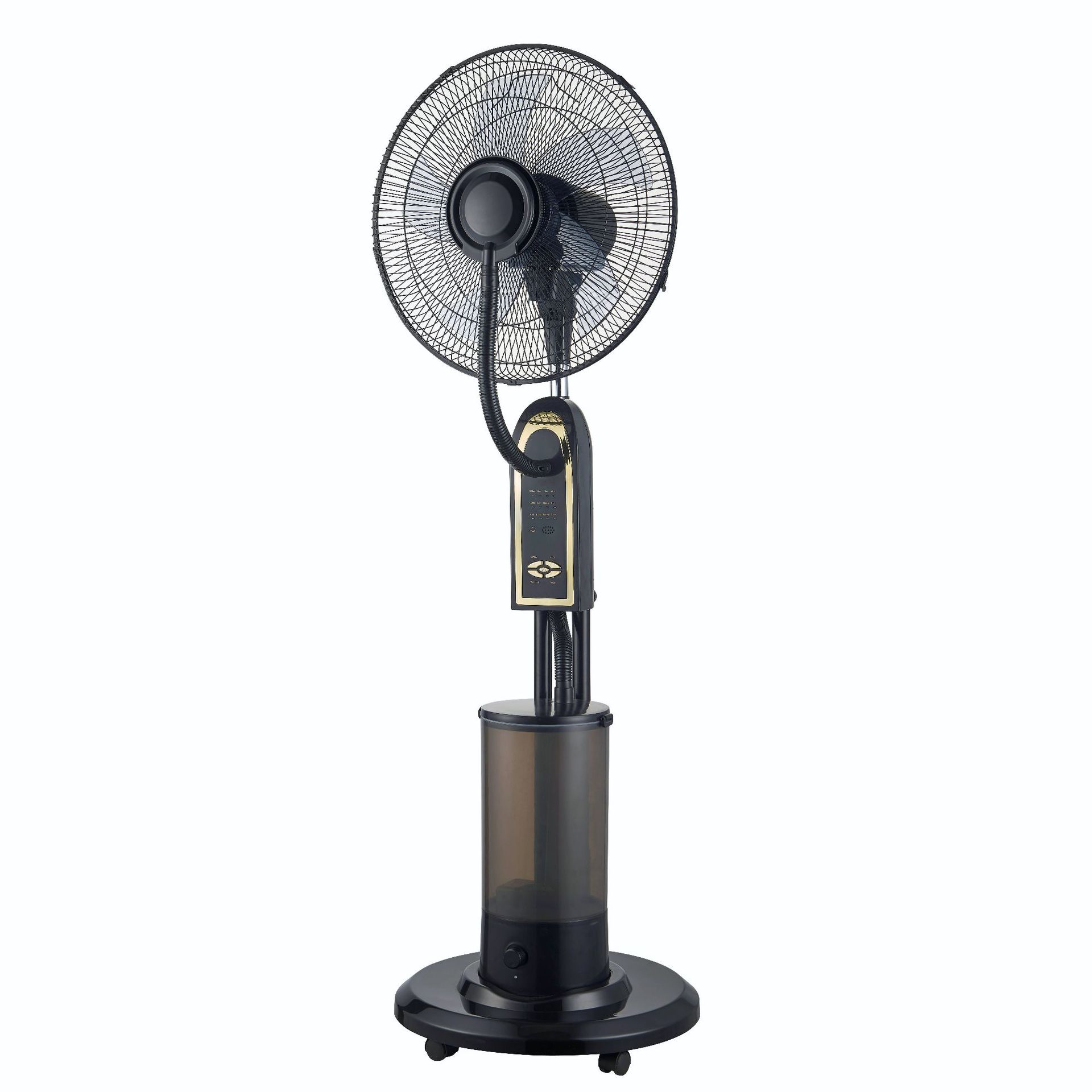 电风扇家用喷雾电风扇落地扇遥控摇头静音三档调节风扇大风力电扇