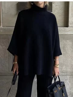 2021欧美新款女装亚马逊速卖通春款休闲纯色女士套装