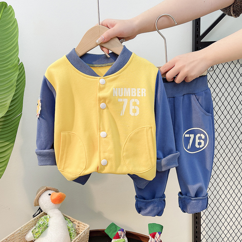 76棒球衫三件套金黄色.jpg