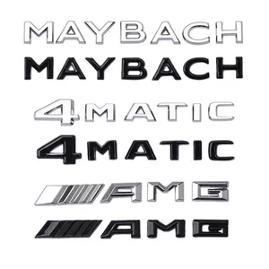 Mercedes-Benz Maybach S, C, E300L mərkəzi konsol, AMG, 4MATIC, V12 emblemi