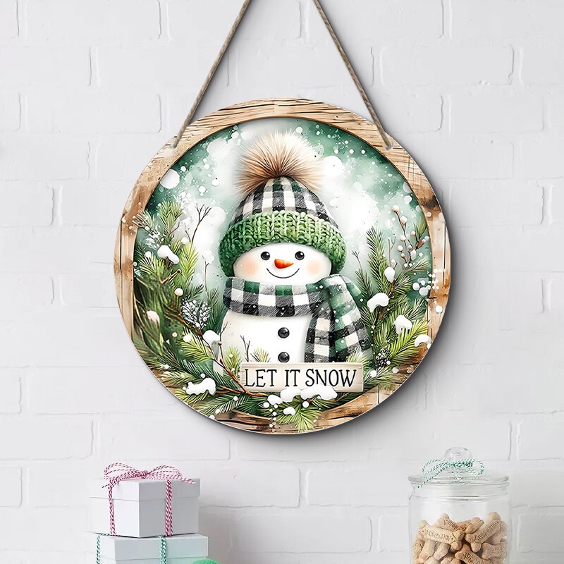 クロスボーダークリスマスクリエイティブ吊り下げ装飾木製工芸品ラウンドドアサイン木製吊り下げタグシリーズ 20Cmos 吊り下げ|undefined