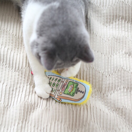 Sweet and Cool Girl Catnip Cat Toy with Sound, Durable, Self-Having, Dental Grinding Magic Tool