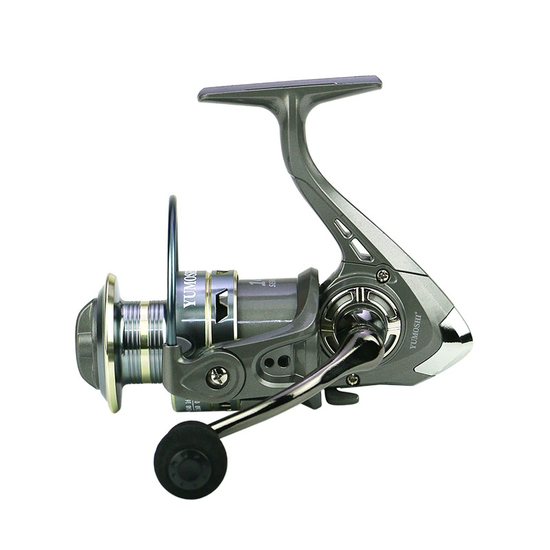 Stainless steel sea rod wheel metal spinning wheel genuine road Yayuanshou fish wire wheels throwing fish wheel raft fishing fish wheel